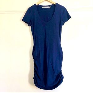 Michael Stars Ruched Teeshirt Dress, Size S